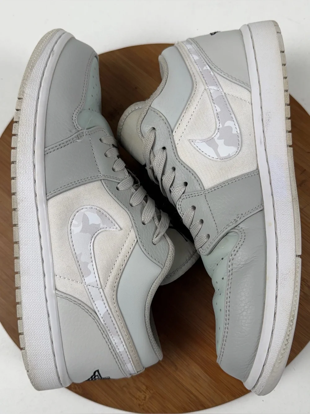 Air Jordan 1 Low Retro “White Camo” Men’s Shoes